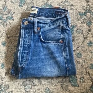 Citizens of Humanity Charlotte High Rise Straight Leg Blue Jeans Size 23